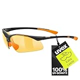 uvex sportstyle 223 - Sportbrille für Damen und Herren - 100% UVA-, B, C Schutz - druckfreier Sitz...