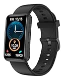 HUAKUA Schrittzähler Uhr (Ohne app und Handy) 1,47 Zoll Touchscreen Einfach Smartwatch Fitness...