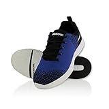 EMAX | Bowlingschuhe Herren | Pro Bowl - Taktika | Bowling-Schuh Männer Damen Jugend | Schwarz Blau...