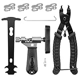 UETSNOR Kettennieter Fahrrad, Fahrradketten Reparatur Set 2.0, 4 Paar Fahrradketten Nieten,...