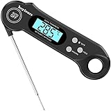 Fleischthermometer, hoyiours Küchenthermometer Digitales Bratenthermometer, Grillthermometer mit 3s...