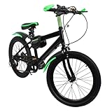 Wiefiche 20 Zoll Kinderfahrrad, 2 Farbe Premium Mountainbike Jungen & Mädchen-Fahrrad aus...