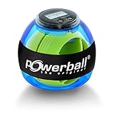 Powerball Basic Counter, gyroskopischer Handtrainer inkl. Drehzahlmesser, transparent-blau, das...