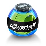 Powerball Basic Counter, gyroskopischer Handtrainer inkl. Drehzahlmesser, transparent-blau, das...