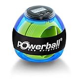 Powerball Basic Counter, gyroskopischer Handtrainer inkl. Drehzahlmesser, transparent-blau, das...