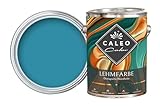 Caleo Color Lehmfarbe WELLENSPIEL Blau, 2,25 Liter - ökologische Wandfarbe für Wohnzimmer und Co....