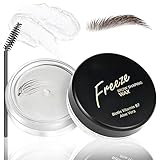 Braue Wachs Gel Shaping Eyebrow Wax Shaping Soap Extra haltbares, Augenbrauengel, Transparent,...