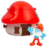 Giochi Preziosi Die Schlümpfe, 5,5 cm Papa Schlumpf und rotes Dachhaus, wiederaufladbarer...