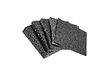 Terrassenpads 90 x 90 mm x 3mm 6mm 8mm 10mm 20mm | Unterleger aus Gummigranulat | Stärke und Menge...