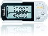 NAKOSITE Genauer 3D Schrittzähler Pedometer Fitness Tracker mit Clip Gurt ohne app und Handy für...
