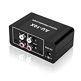 ATNEDCVH Kleiner Mini-Stereo-Audio-Vorverstärker, Kopfhörerverstärker, Gewinn 20 dB...