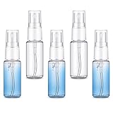5 Stück 20ML Sprühflaschen Kosmetische Nebelflasche Transparente Kunststoff Sprühflasche Feiner...