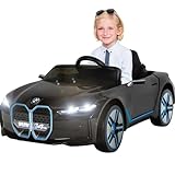 Actionbikes Motors Kinder Elektroauto BMW i4 | 2,4 Ghz Fernbedienung - Lizenziert - Kinderauto...