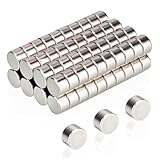 GoldRock 80 Stück Mini Magnete Rund, Kleine, 5x3mm, Neodym,Kühlschrank Magnete zum...