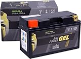 intAct - GEL MOTORRADBATTERIE | Batterie mit +30% Startleistung. Für Roller, Motorrad, Quad |...