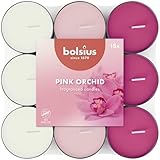Bolsius - 18 Duft theelichter - Rosa Orchidee - Brenndauer von 3,5 Stunden - Durchmesser 38 mm –...