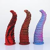 Seepferdchen-Tentakel-Dildo Langer Dildo Langer Analplug Mit Saugnapf Riesiger Analdildo...