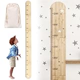 Messlatte Kinder Holz – Klappbare Wachstumsmessleiste (50–200 cm) zur Wandmontage, ideal für...