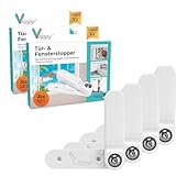 Vlippy Tür- & Fensterstopperr 4 Stück | Verhindert das Zuschlagen von Fenstern & Türen, endlich...