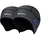 HIKENTURE Wintermütze 2er Pack, Winddichte Fahrrad Mütze Winter, Warm Bike Cap,...