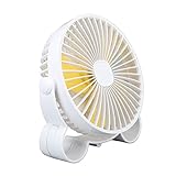 Uxsiya USB-Tischventilator, Persönlicher Desktop-Ventilator, 3 Einstellbare Geschwindigkeiten,...