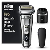 Braun Series 9 Pro Premium Elektrorasierer mit 4+1 Scherkopf, Rasierer Herren Elektrisch, ProLift...