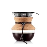 BODUM 11592-109 Kaffeebereiter mit Dauerfilter, 0,5 l, Kork, mehrschichtig, Mehrfarbig Transparent,...
