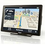 Elebest City 90 – 9 Zoll GPS Navi für Auto, LKW & Wohnmobil | Europa-Karten (52 Länder) mit...