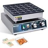 Hehinton® 25 Mini-Pfannkuchen, Holländische Pfannkuchen, 110 V, Dorayaki, antihaftbeschichtet,...