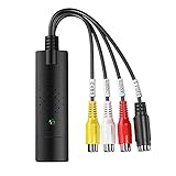 JUJNE USB 2.0 Easy Cap Video TV DVD DVR Capture Adapter Easier Cap USB Video Capture Gerät...