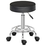 Bürohocker, Rollhocker, professionell, um 360 ° drehbar, höhenverstellbar, für Massagesalon,...