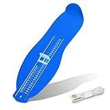 DKINY Fußmessgerät Schuhgrößen Messen Größen 18-47 mit Maßband PVC Innenschuhmessgerät...