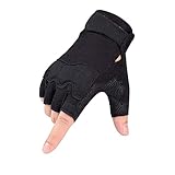 GRTE Taktische Handschuhe, halber Finger, für Männer und Frauen, fingerlos, rutschfest, für...