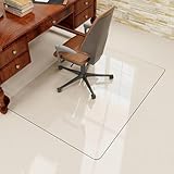 Transparente Büro-Bodenmatte, 1/1,5/2 mm dick, PVC-Stuhlmatte, transparenter Schreibtischschutz,...