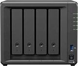 Synology DS423+ 4-Bay Diskstation NAS (Intel Celeron J4125 4-Core 2GB Ram 2xRJ-45 1GbE LAN-Port)...