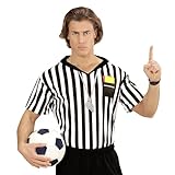 W WIDMANN MILANO Party Fashion - Kostüm Schiedsrichter, T-Shirt, Fußball, Faschingskostüm, M/L...