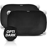 CARAMAZ Sonnenschutz Auto Baby mit UV Schutz Zertifiziert - Opti-Dark - Sonnenschutz Auto Saugnapf -...