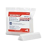 WORKPRO Heißklebestifte, 100 x 7 mm, transparent, Universal, für Heißklebepistole, ideal für...