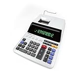 Sharp EL-2607 LG druckender Tischrechner (12 Stellen, LCD Display, schwarz/rot Druck, Netzanschluss)...