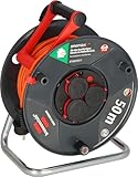 Brennenstuhl Garant V2 IP44 Kabeltrommel 50m outdoor, TÜV-Süd Zertifiziert (Made in Germany, Kabel...