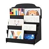Postkarten-Display | 4-stöckiger Holz-Thekenhalter | großer Grußkarten-Präsentationsständer –...