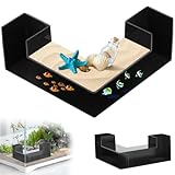 Yesmoyhe Aquarium Tunnel Unterirdischer, Eck Aquarium Dekoration, Natural Aquarium Tunnel,...