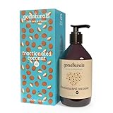 GONATURALS® Fraktioniertes Kokosöl BIO | 100% flüssig und rein | 250ml | Vegan und Cruelty Free...