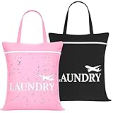 2 Stk Große Reise Wäschesack, Wäschebeutel mit Griff, Wasserdichte Wetbag Schwimmsachen,...