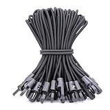 BYZANDQI Spanngummi mit Haken 12 Stück, Expander mit Haken 15 cm, Planenspanner Zeltgummis...