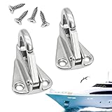 Haken mit hoher Widerstandsfähigkeit – Federhaken aus Edelstahl, Marine-Zubehör, sicherer Haken...