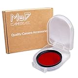 MaD Cameras 49 mm roter Vollfarbkorrekturfilter für Kamera-Objektive, ideal für...