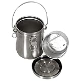 Ejoyous Pinselreiniger-Topf, Ölfarbe-Pinselreiniger Edelstahl-Pinselreiniger mit Abnehmbarem Sieb &...
