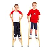 Sport-Thieme Kinderstelzen | 1 Paar Stelzen für Kinder bis 150 cm | Sicher, Stabil,...