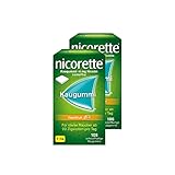 NICORETTE Kaugummi Doppelpack 4mg freshfruit – Nikotinkaugummi zur Raucherentwöhnung –...